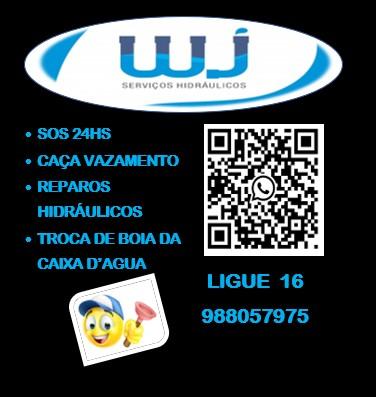 WJ – SERVIÇOS HIDRÁULICOS e CAÇA VAZAMENTOS